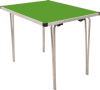 Gopak Contour 25 Plus Folding Table - (W) 915 x (D) 685mm - Pea Green
