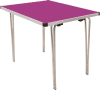 Gopak Contour 25 Folding Table - (W) 915 x (D) 760mm - Fuchsia