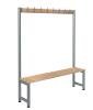 Probe Cloakroom Single Sided Hook Bench 1500 x 350mm