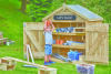 Millhouse Loose Parts Lodge With Building Block Set