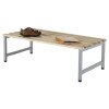 Probe Budget Cloakroom Double Sided Bench 1000 x 720mm - Light Ash