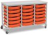 Monarch 18 Shallow Tray Unit - Tangerine