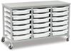 Monarch 18 Shallow Tray Unit - White