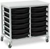 Monarch 12 Shallow Tray Unit - Black