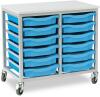 Monarch 12 Shallow Tray Unit - Cyan