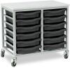 Monarch 12 Shallow Tray Unit - Dark Grey