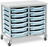 Monarch 12 Shallow Tray Unit - Light Blue