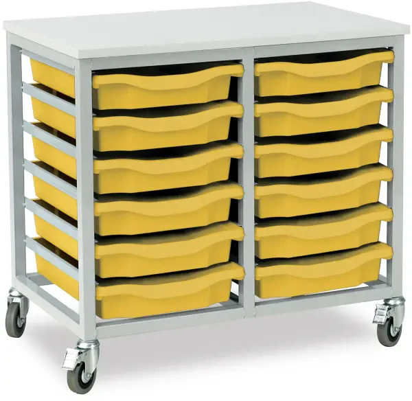 Monarch 12 Shallow Tray Unit - Yellow