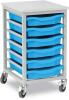 Monarch 6 Shallow Tray Unit - Cyan