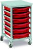 Monarch 6 Shallow Tray Unit - Red