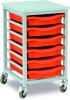 Monarch 6 Shallow Tray Unit - Tangerine