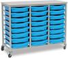 Monarch 24 Shallow Tray Unit - Cyan