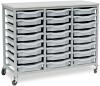 Monarch 24 Shallow Tray Unit - Light Grey