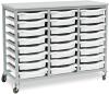 Monarch 24 Shallow Tray Unit - White