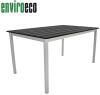 Gopak Enviro Eco Jet Black Outdoor Table - 1500mm x 900mm