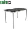 Gopak Enviro Eco Jet Black Outdoor Table - 1250mm x 675mm