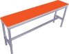 Gopak Enviro High Dining Bench - (W) 1000 x (D) 330mm - Orange
