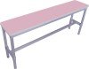 Gopak Enviro High Dining Bench - (W) 1600 x (D) 330mm - Lilac