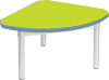 Gopak Enviro Silver Frame Coffee Table - Quadrant 600 x 600mm - Acid Green