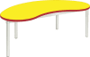 Gopak Enviro Early Years Bean Shaped Table - Yellow