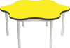 Gopak Enviro Early Years Daisy Shaped Table - Yellow