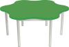 Gopak Enviro Early Years Daisy Shaped Table - Pea Green