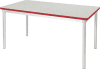 Gopak Enviro Rectangular Classroom Table - (W) 1400 x (D) 750mm - Snow Grit