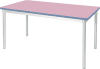 Gopak Enviro Rectangular Classroom Table - (W) 1400 x (D) 750mm - Lilac