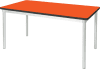 Gopak Enviro Rectangular Classroom Table - (W) 1400 x (D) 750mm - Orange