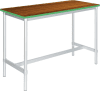 Gopak Enviro High Table - 1800 x 500mm - Teak