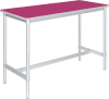 Gopak Enviro High Table - 1200 x 500mm - Fuchsia