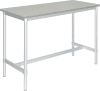 Gopak Enviro High Table - 1200 x 500mm - Snow Grit