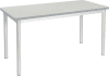 Gopak Enviro Rectangular Dining Table - (W) 1400 x (D) 750mm - Snow Grit