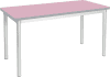Gopak Enviro Rectangular Dining Table - (W) 1400 x (D) 750mm - Lilac