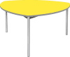 Gopak Enviro Shield Table with Castors - Yellow