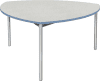 Gopak Enviro Shield Table with Castors - Snow Grit