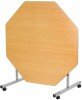 Metalliform Tilt Top Octagonal Dining Table - PU Edge - 1200 x 1200mm