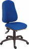 Teknik Ergo Comfort Operator Chair with Black Base - Blue