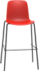 Origin FLUX 4 Leg High Stool - Coral Red