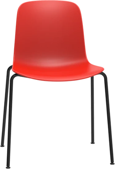 Origin FLUX 4 Leg Classroom Chair - Coral Red