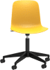 Origin FLUX Black Nylon 5 Star Base Task Chair - Signal Yellow