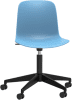 Origin FLUX Black Nylon 5 Star Base Task Chair - Pastel Blue