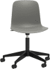 Origin FLUX Black Nylon 5 Star Base Task Chair - Mouse Grey