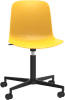 Origin FLUX Task Chair Black Aluminium 4 Star Base - Signal Yellow