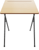 Spaceforme Zlite Standard Folding Exam Desk 600x600mm - Beech