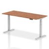 Dynamic Air Rectangular Height Adjustable Desk - 1800mm x 800mm - Walnut