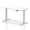 Dynamic Air Rectangular Height Adjustable Desk - 1400mm x 800mm - White