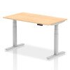 Dynamic Air Rectangular Height Adjustable Desk - 1400mm x 800mm - Maple