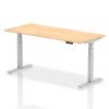 Dynamic Air Rectangular Height Adjustable Desk - 1800mm x 800mm - Maple