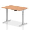 Dynamic Air Rectangular Height Adjustable Desk - 1200mm x 800mm - Oak